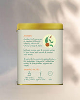 Makaibari Festive Edition Awaken - Orange & Spice Loose Leaf Black Tea - 100gm Tin Caddy, 3.5 Ounce | USDA Certified Premium Tea - Low Caffeine Black Tea | Anti-Oxidants, Immunity Booster